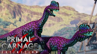 PRIMAL CARNAGE COMEBACK Primal Carnage Extinction  Meltdown Skin Showcase  TDM Gameplay [upl. by Benge]