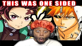 A SLAUGHTER  TANJIRO VS ICHIGO RAP BATTLE REACTION  RUSTAGE ft Connor Quest [upl. by Mcclary722]