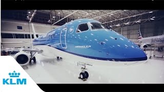 KLM Cityhopper first Embraer 175 [upl. by Parshall]