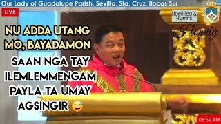 PALM SUNDAY ILOCANO HOMILY  Fr Rufo Abaya [upl. by Yffub]