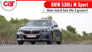 New BMW 5 Series Goes Longwheelbase  Car India Review [upl. by Swen660]