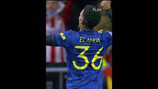 Elanga the rhythm dancer😮‍💨 football viral elanga views [upl. by Iey]