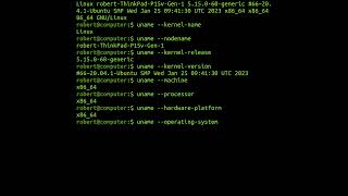 The uname Command In Linux [upl. by Fairleigh]