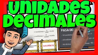 ✅ Que Son los NÚMEROS DECIMALES ❓► EXPLICACIÓN para NIÑOS de PRIMARIA [upl. by Onailimixam]