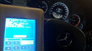 W212 with Dp3 on OBD [upl. by Dnamra]