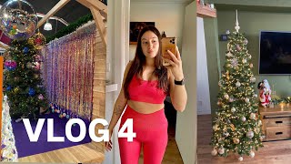 Oliebollen eten Kerstshow Intratuin Shopping haul en Kerstboom opzetten  VLOG 4 [upl. by Oinigih]