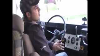 Driving a 1988 Ford B700 Thomas school bus [upl. by Lavona]