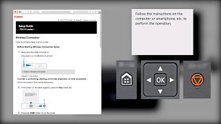 Connecting the printer and a computer  34 Mac OS TS5100 series [upl. by Irrol]