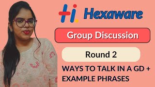 Hexaware Group Discussion round 2025  Dos and Donts  Dont know how to talk Watch this gd [upl. by Cassil]