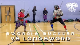 Sword amp Buckler VS Longsword  Esther v Sam [upl. by Nirroc50]