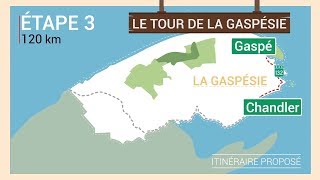 Le tour de la Gaspésie  Étape 3 de Chandler à Gaspé  Québec maritime [upl. by Yhtorod]