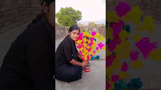 jhadu or phom se guldasta shortvideo vairalvideo shots art [upl. by Gnuhc]