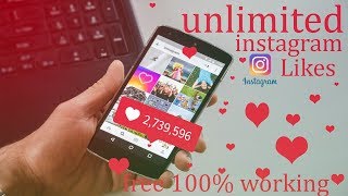 get unlimited likes for instagram 2019 new [upl. by Atilemrac]