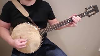 quotSwallowtail Jigquot on Irish tenor banjo [upl. by Atterg]