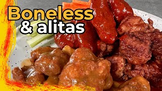 Alitas y boneless  3 salsas [upl. by Mcintyre]