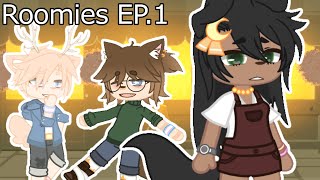 Roomies EP1  August  Gacha agere little space [upl. by Beverley626]