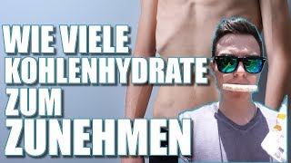 Kohlenhydrate zum zunehmen  wie viele Carbs beim zunehmen [upl. by Amaerd]