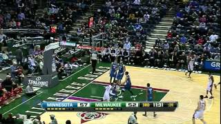 April 3 2013 Ersan Ilyasova  29 Points 12 Rebounds Full Highlights vs Minnesota Timberwolves [upl. by Polinski]