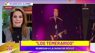 Los Temerarios causan FUROR en su regreso a los escenarios de la Arena CDMX  Sale el Sol [upl. by Daiz]