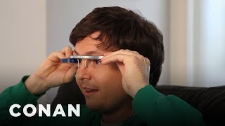 Introducing The Google Glass Helper  CONAN on TBS [upl. by Maitilde]