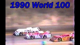 1990 World 100 at Eldora Speedway BMain Feature [upl. by Kirre949]