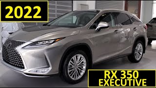 2022 Lexus RX 350 Executive Package Review of Features and Walk Around Luxury Style [upl. by Kessia]