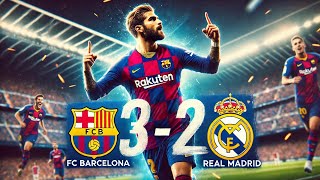 HIGHLIGHT MATCH  FC Barcelona vs Real Madrid  Barcelona beat Real Madrid by 32🔥  efootball  pes [upl. by Itida]