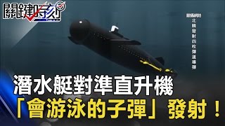 「克服水阻」潛水艇對準空中直升機 「會游泳的子彈」發射！！ 關鍵時刻 201704145 傅鶴齡 舒夢蘭 [upl. by Nawak499]