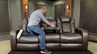 How to Replace the Power Charging Station on a Home Theater Sofa [upl. by Dowski]