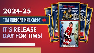 202425 TIM HORTONS NHL TRADING CARDS 10TH EDITION  ITS BACK [upl. by Hanikehs995]