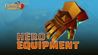 New Hero Equipment Customize Your Heroes Clash of Clans New Update [upl. by Margalo]