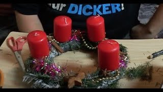 Drachenlord Adventskranz basteln 2016 Classic Reaction [upl. by Long]