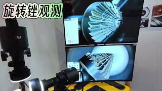 【CKY】4K Dual Screen HD Observation Tool Rotary File  CNC Tool Microscope [upl. by Alema]