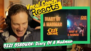 Randy Rhoads  Ozzy Osbourne  quotDiary of a Madmanquot  Vocal Coach REACTS this Masterpiece [upl. by Heger996]