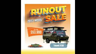 Austrack Campers 2023 Model Runout Sale [upl. by Linzy918]