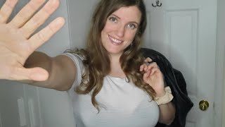 ASMR Scratching amp Tapping Fabrics leather sounds jean knit skin towels washing you [upl. by Frolick639]