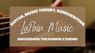 Guitar music theory discussion  painful F Major chord using easier beautiful Fsus2 in progression [upl. by Anahsahs949]