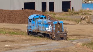 Rare Conrail SW8 Switching on Chicagos South Side [upl. by Odrahcir]