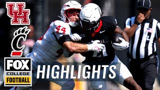 Houston Cougars vs Cincinnati Bearcats Highlights  FOX College Football [upl. by Kerry]