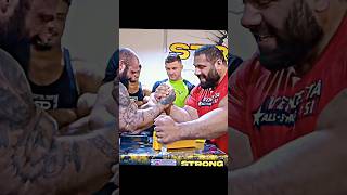 Levan vs Golem  Strongest armwrestler vs Strongest Bodybuilder shorts armwrestling [upl. by Byrd827]