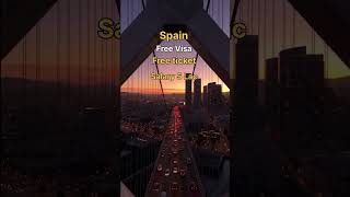 Spain free Visa information salary 5 lac spainvisa spaintravel freevisa travelshorts [upl. by Sherburne]