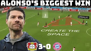 Alonsos Tactical Masterclass vs Tuchel  Tactical Analysis  Leverkusen 30 Bayern Munich [upl. by Ydnew]