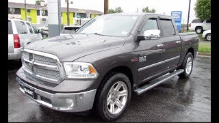 SOLD 2015 Ram 1500 Laramie Limited Ecodiesel Walkaround Start up Tour and Overview [upl. by Nelyak]