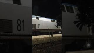 Amtrak P42 81 at Cary p42 train amtrak carync [upl. by Leake]