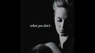 I Cant Make You Love Me  Adele w lyrics [upl. by Ocirederf]