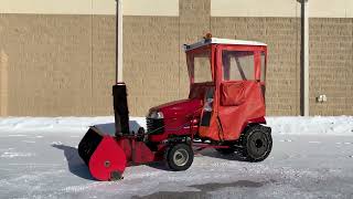 Toro Wheel Horse 518xi Snowblower Lawnmower Garden Tractor [upl. by Scholem]