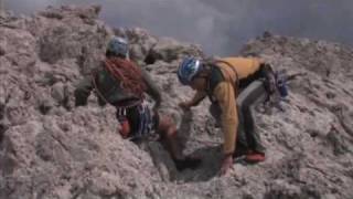 Blind RopeTeam  first allblind rockclimbing ascent [upl. by Anial207]