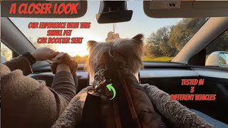 A solution for little dogs that want to be big BurgeonNest Small Dog Car Booster Seat [upl. by Bittencourt]