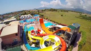 Caretta Beach Hotel 2018 Water Park Fun Park  Zante Zakynthos Greece [upl. by Soraya734]