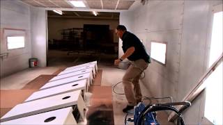 RentalPro 230 paint sprayer demonstration [upl. by Duston]